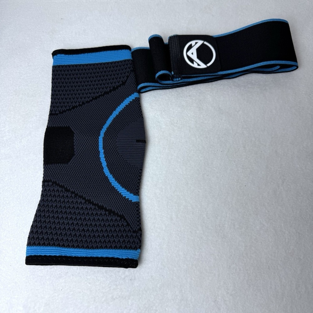 Koprez Size Large For Plantar Fasciitis, Compression Single Ankle Sleeve Blue